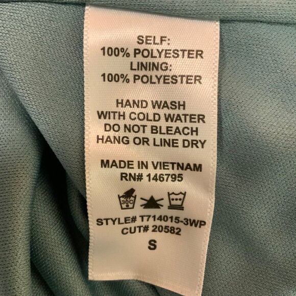 4SI3NNA Blue Pink Floral Racerback V Neck Sleeveless Cami Top Small - Picture 11 of 11